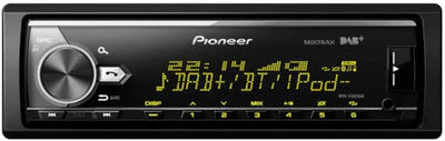 Pioneer MVH-X580DAB Autoradio DAB+ Tuner, Anschluss für Lenkradfernbedienung, Bluetooth-Freisprec Si