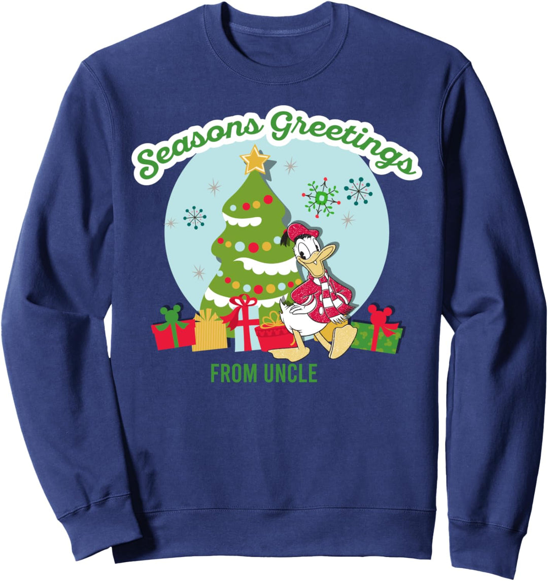 Disney Mickey And Friends Seasons Greetings From Uncle Sweatshirt