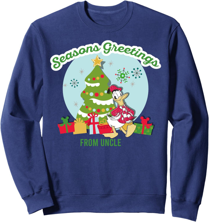 Disney Mickey And Friends Seasons Greetings From Uncle Sweatshirt