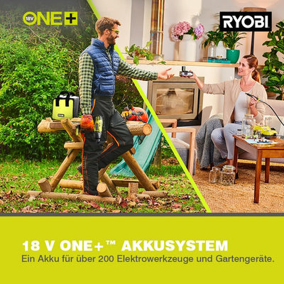 RYOBI 18V ONE+ Akku-Bohrschrauber R18DD3-215S (2-Gang-Getriebe, max. Drehmoment 50Nm, Drehmomentstuf