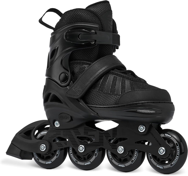 RAVEN Inline Skates Inliner für Kinder und Erwachsene OPTIONAL 2in1 mit Schlittschuhen verstellbar O