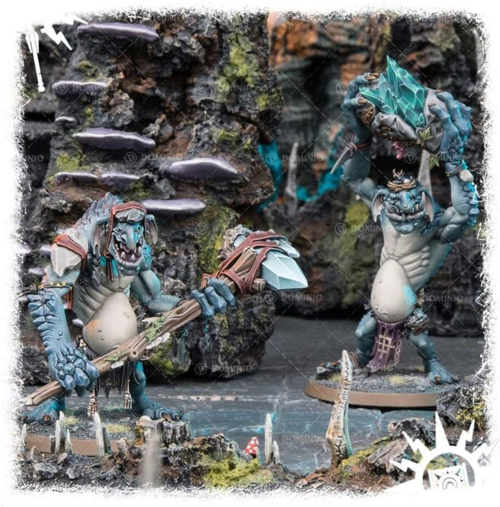 Games Workshop - Warhammer Age of Sigmar - Gloomspite Gitz: Rockgut Troggoths, Medium