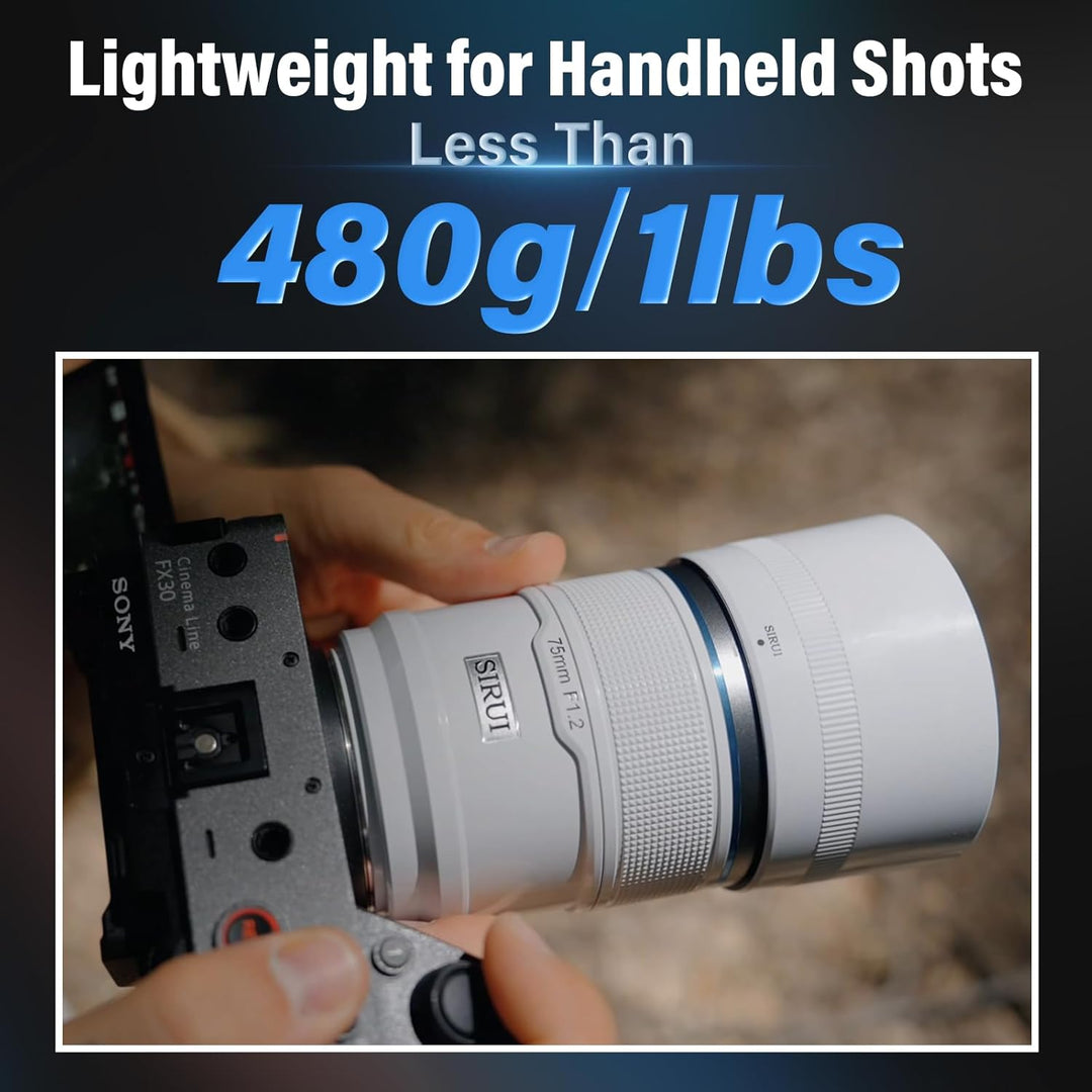 SIRUI Sniper 16mm 23mm 33mm 56mm 75mm Autofokus-Objektiv-Set, F1.2 Weitwinkel APS-C Kameraobjektiv,