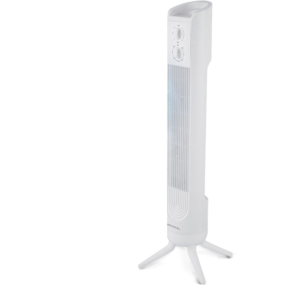 Grunkel Turmventilator TF-324BL mit Leistung: 45 W, 3 Geschwindigkeitsstufen, Oszillation 90°, leise