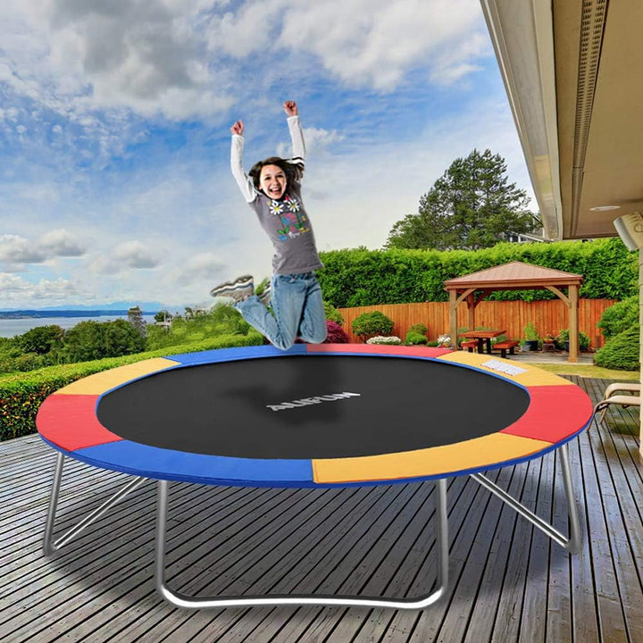 NAIZY Trampolin Randabdeckung Trampolinabdeckung UV-Schutz Reissfest Trampolin Umrandung PVC PE Tram
