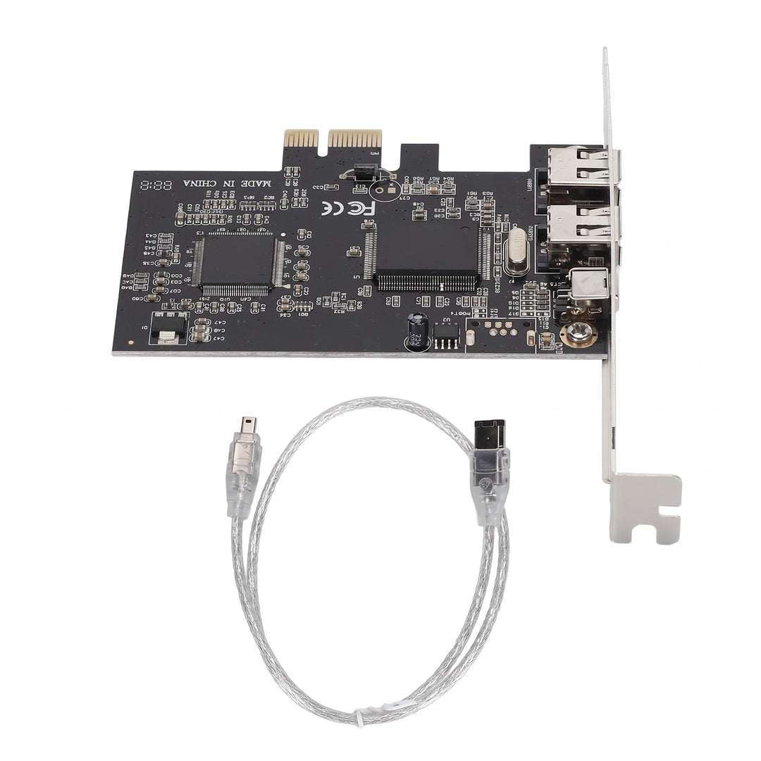 Bewinner PCIe 1X auf 3 * 1394A Firewire-Controllerkarte, PCIe 1X auf 3 Port 1394A Riser-Karte (2 X 6