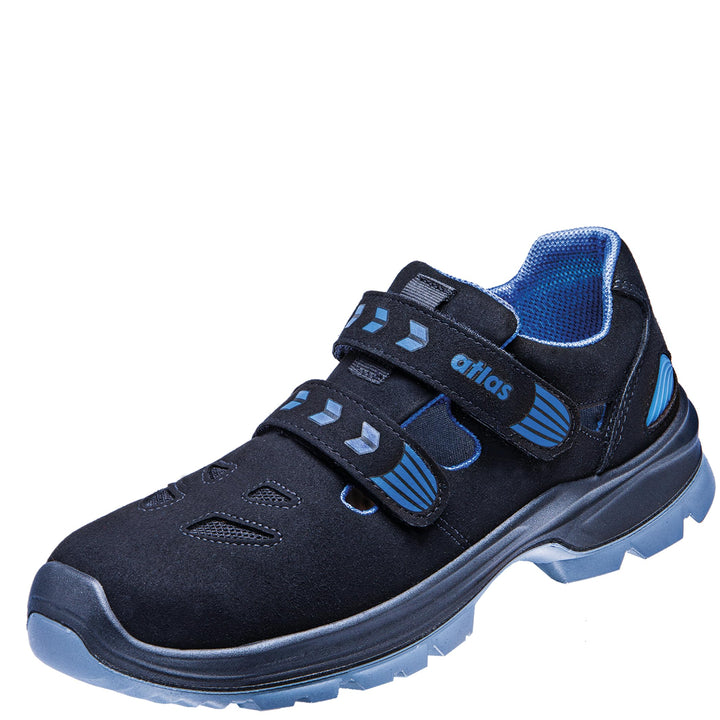 Atlas Alu-tec 360 - EN ISO 20345 S1 - W10, Unisex - Erwachsene Sicherheitsschuhe 37 EU Schwarz, 37 E