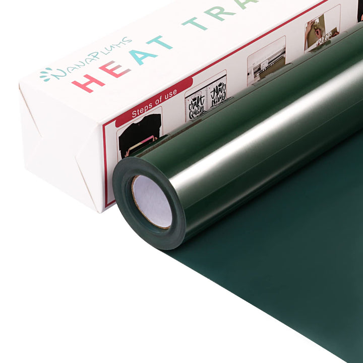 NANAPLUMS Plotterfolie Textil, 30.5cm×4m Flexfolie Plotter Textil, Bügelfolie für Textilien Transfer