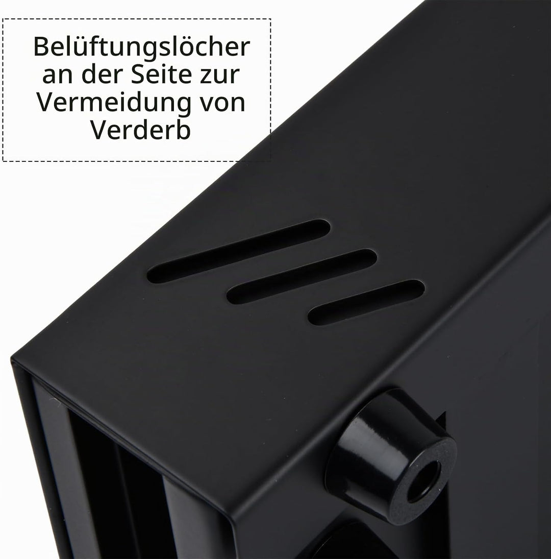 Espresso-Klopfbox Schublade Typ – Kaffee Abklopfbehälter mit herausnehmbarer Abklopfstange, für Café