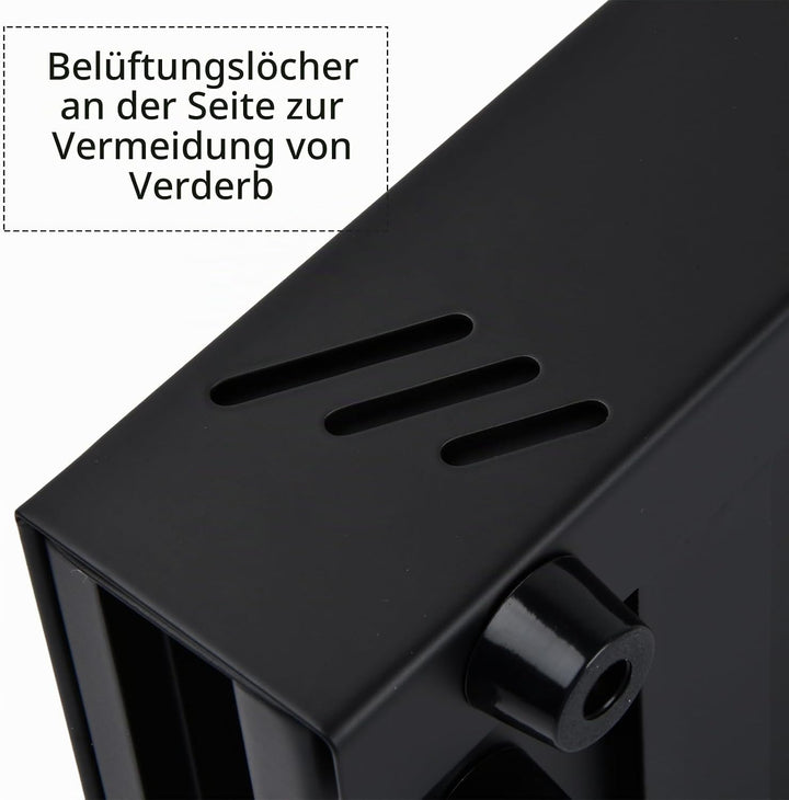 Espresso-Klopfbox Schublade Typ – Kaffee Abklopfbehälter mit herausnehmbarer Abklopfstange, für Café