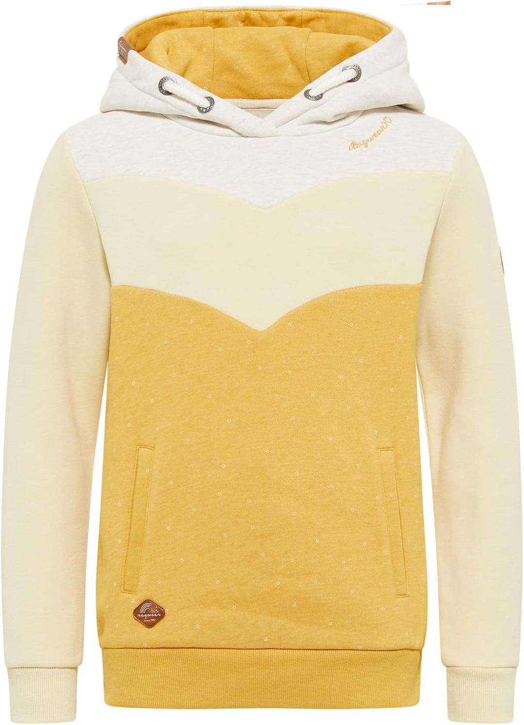 Ragwear Dyska Mädchen Sweatshirt Hoodie Sweater mit Kapuze mit Blockstreifen Pullover in sommerliche