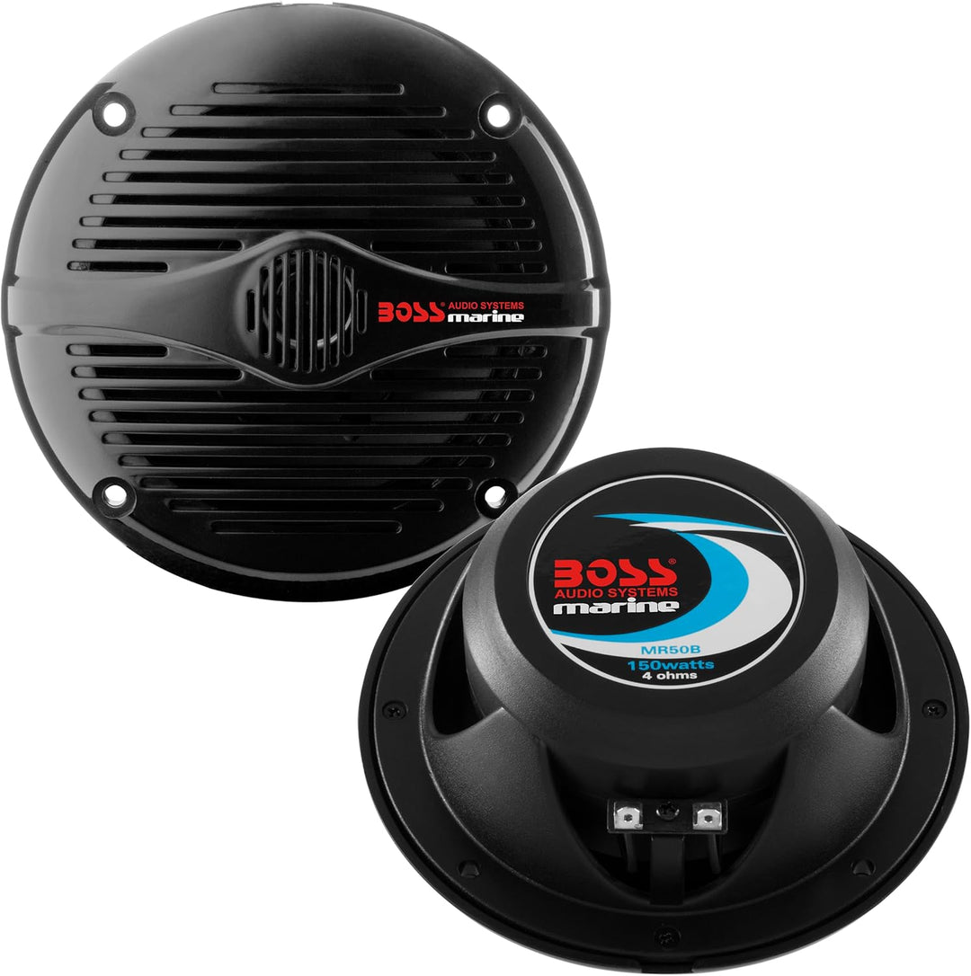 Boss Audio Systems 153-mr50b Lautsprecher 2 Wege, 133 mm, schwarz 5,25 schwarz 150W MR50B, 5,25 schw