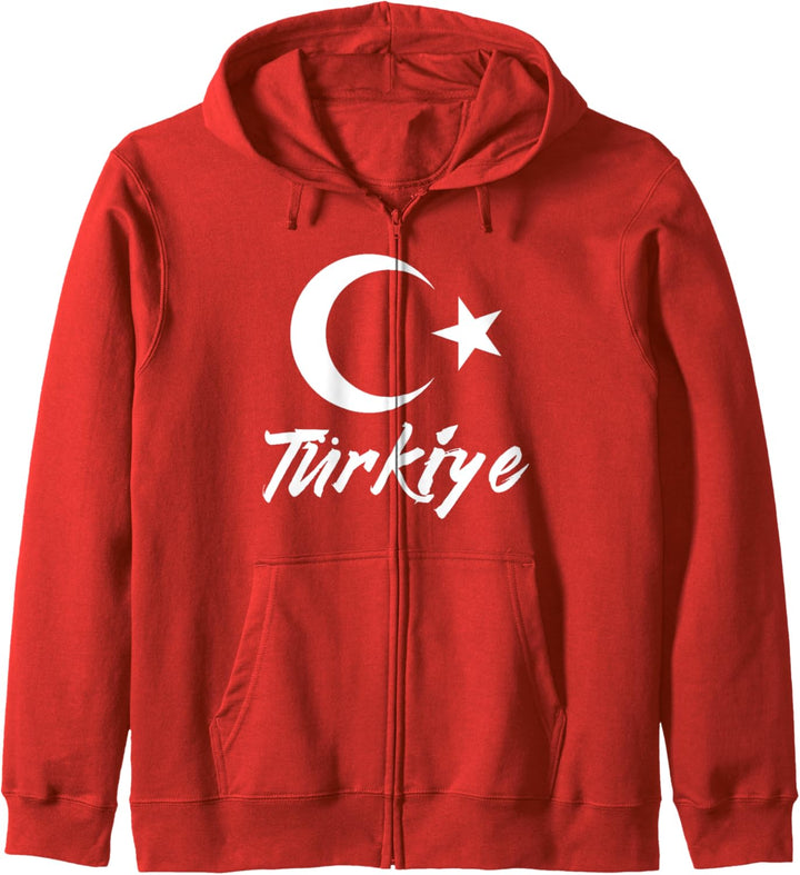 Türkiye Türkische Flagge Stolz Türkiye Türkei Kapuzenjacke