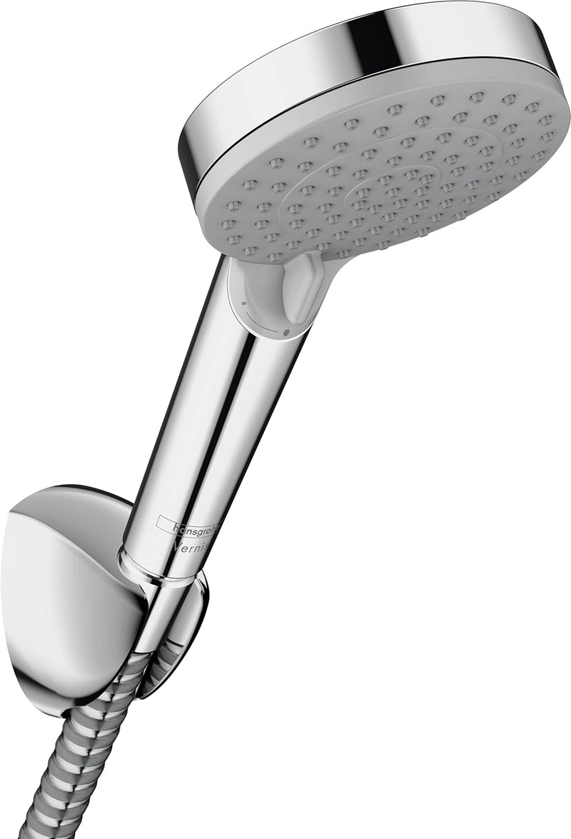 hansgrohe Duschset Vernis Blend, Duschkopf wassersparend mit Schlauch und Halterung, Handbrause mit