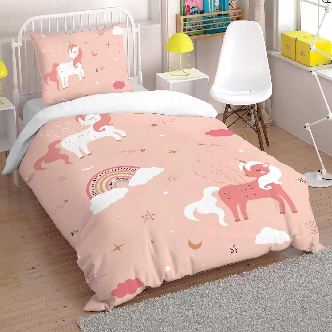 Blumen BettwäSche Kinder MäDchen Bettdecken Set 120x150cm with 1 Kissenbezug 40×60cm 2ps 3D-Druck We