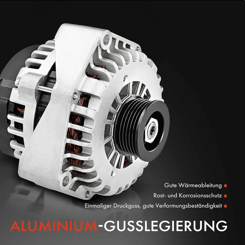 Frankberg Lichtmaschine Generator 140A Kompatibel mit A1 8X1 8XK 1.4L 2011-2015 A3 8P1 1.4L 2007-201