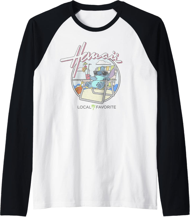 Disney Lilo & Stitch Hawaii Local Favorite Raglan