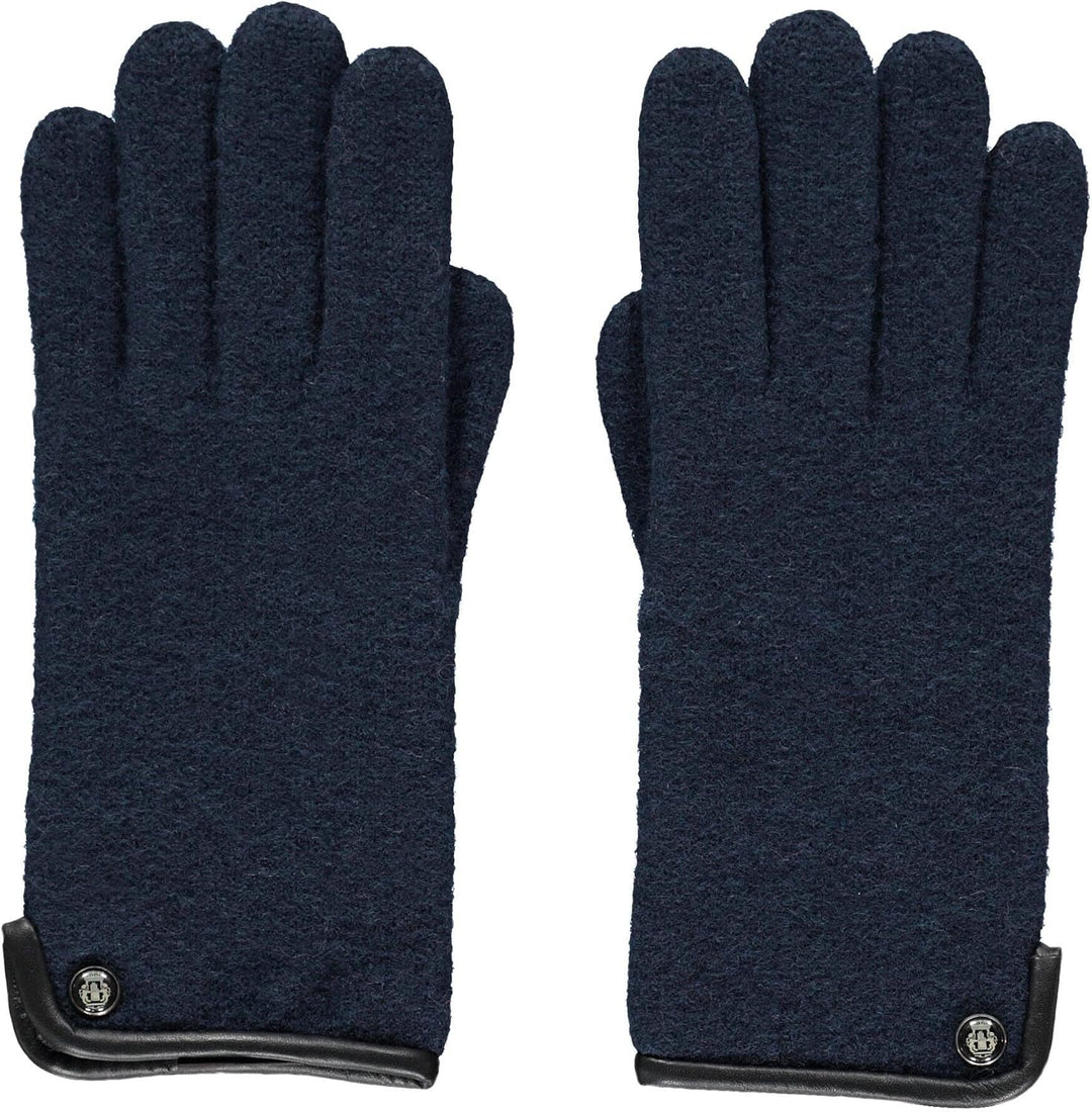 Roeckl Damen Handschuhe Original Walkhandschuh, Einfarbig 6.5 marine (52), 6.5 marine (52)