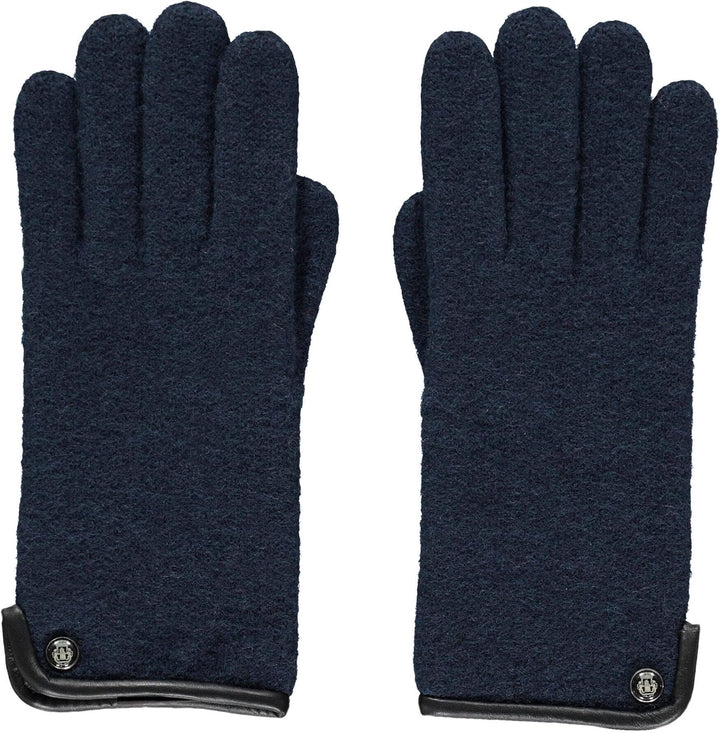 Roeckl Damen Handschuhe Original Walkhandschuh, Einfarbig 6.5 marine (52), 6.5 marine (52)