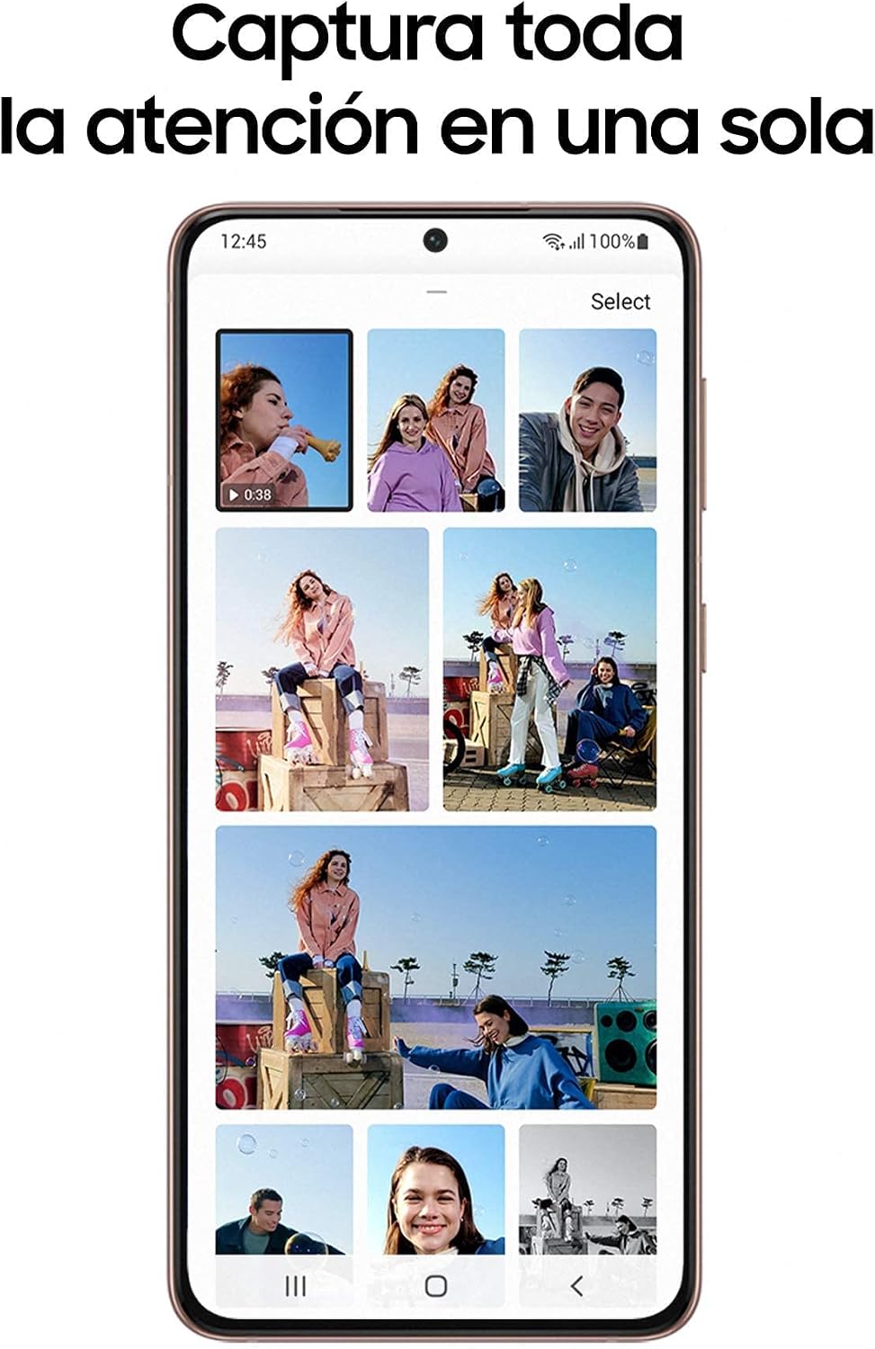 Samsung Galaxy S21+ Plus 5G 256GB Schwarz 8GB RAM 4.800mAh Akku AI Handy Android 13 Smartphone ohne