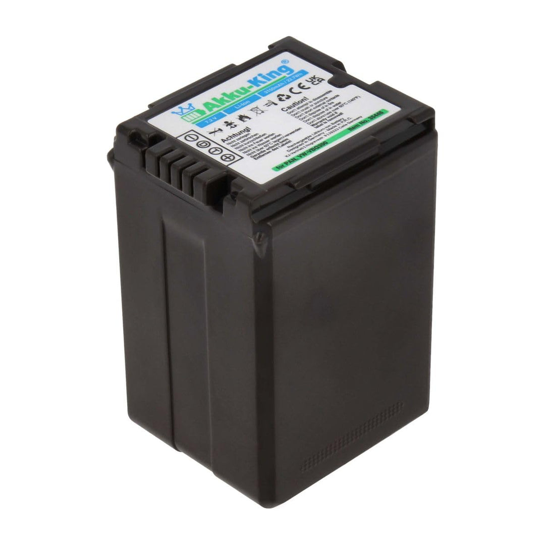 Akku-King Akku kompatibel mit Panasonic VW-VBG390, VW-VBG390E, VW-VBG390K - Li-Ion - 3150mAh - für H
