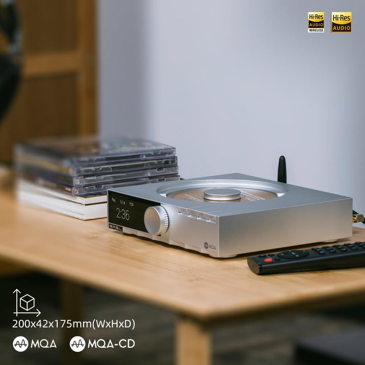 SMSL PL200 MQA-CD-Player Plattenspieler HiFi Lossless AK4499EX Chip Bluetooth Wiedergabe Dekodierung
