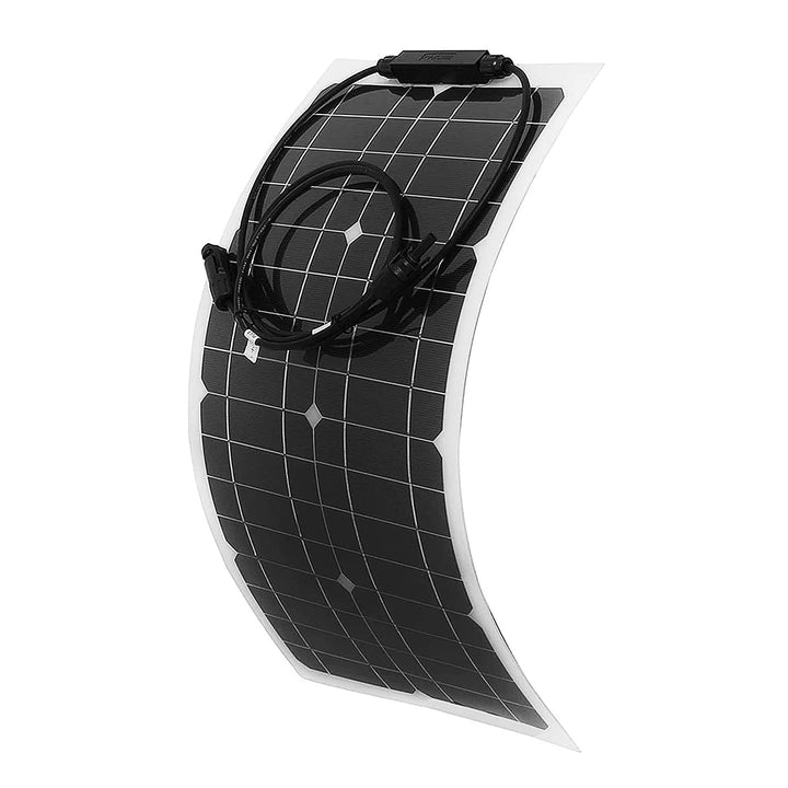 25 Watt 12 Volt flexibles monokristallines Solarpanel für Wohnmobile Camper Van Boote und mehr (Sola