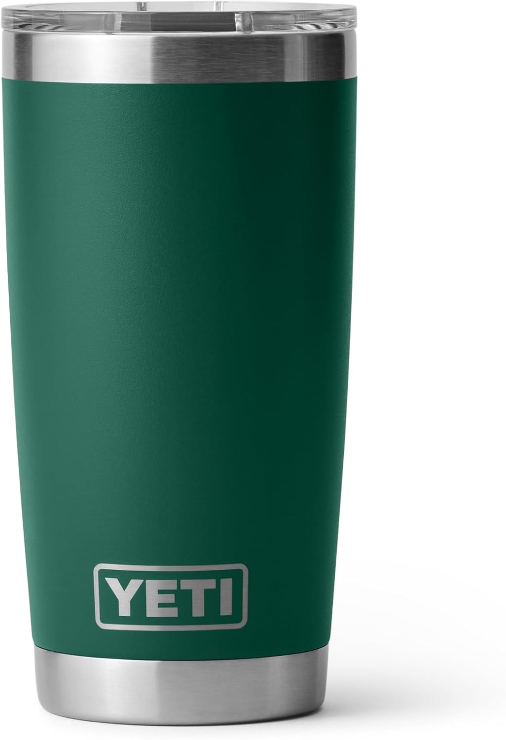 YETI Rambler Thermobecher 20 oz (591 ml) Black Forest Green – Kaffeebecher To Go, Thermotasse aus Ed