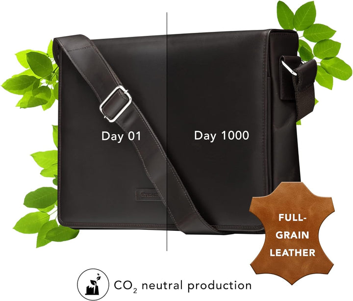 dbramante1928 - Marselisborg Arbeitstasche Herren Laptoptasche 14 Zoll - Business Taschen Herren - U