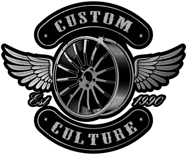 Samunshi Custom Culture Rim Aufkleber Autoaufkleber für Motorrad Fahrrad Roller oder Auto Sticker Ch