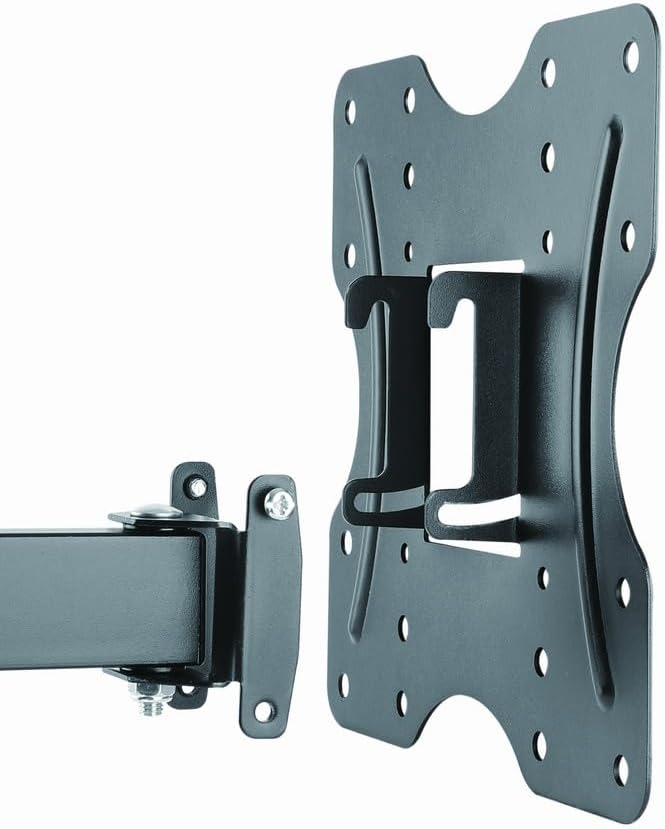 Gembird Full-Motion TV-Wandhalterung – Für 23–42 Zoll Fernseher, Schwarz, VESA-kompatibel, Ausziehba