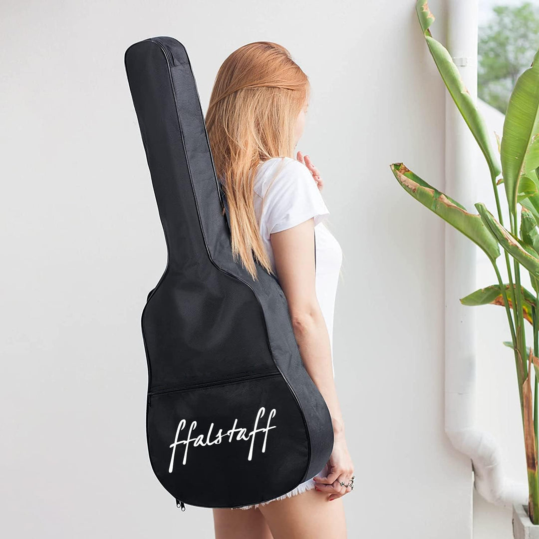 Klassische/akustische Gitarrentasche, 91 cm_Schwarz, gitarrentasche