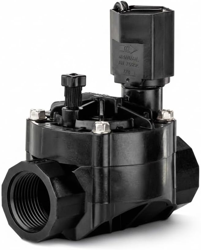 Suinga Packung mit 4 Elektroventilen Rigo Rain Bird 100 HV. 1 Zoll 9 V 32 mm für Stromversorgung mit