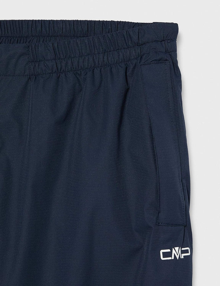 CMP Herren Lange Hose Herren-Regenhose mit Futter und Durchgehenden Seitlichen Reissverschlüssen L S