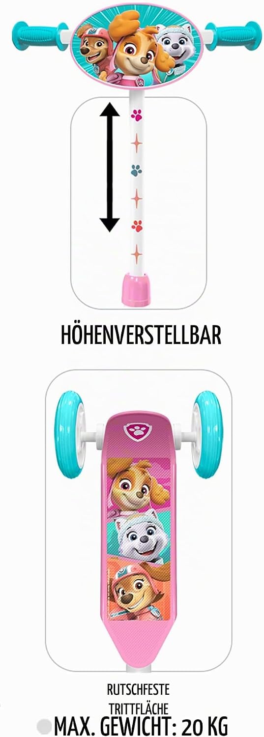 STAMP - Scooter 3 Räder - PAW Patrol Girl, Blau
