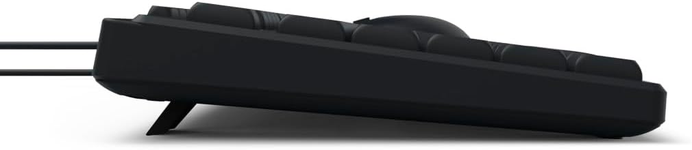 Hama Tastatur Maus Set CKM-200 (USB Tastatur, USB Maus, ergonomisches Tippgefühl, leise Tasten, Kabe