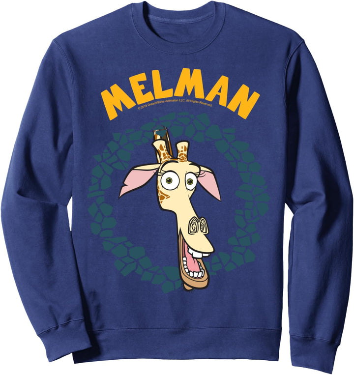 Madagascar Melman Large Circle Portrait Sweatshirt