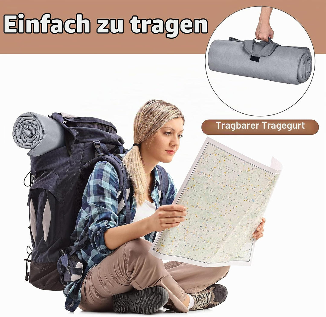 Kato Tirrinia wasserdichte Outdoor-Decke - Wasserfeste Thermo Campingdecke Reisedecke Picknickdecke