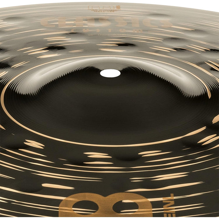 Meinl Cymbals Classics Custom Dark Crash 16 Zoll (Video) Schlagzeug Becken (40,64cm) B12 Bronze, Dun