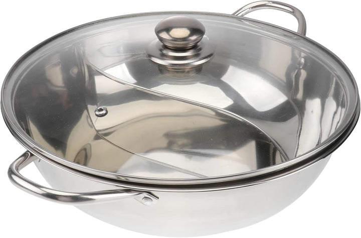 TOPBATHY Induktion Wok Elektrischer Heisser Topf Induktionskochtopf Fonduetopf Shabu Hot Pot Für Zu