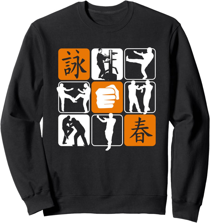 Wing Chun Ving Tsun Kung-Fu-Stil Martial Arts Kampfsportler Sweatshirt