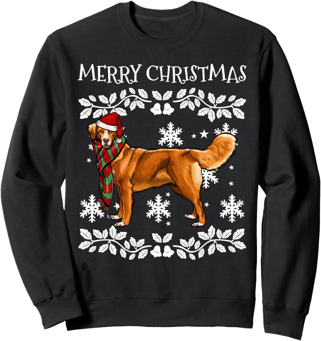 Frohe Weihnachten Ornament Scotia Duck Tolling Retriever Weihnachten Sweatshirt