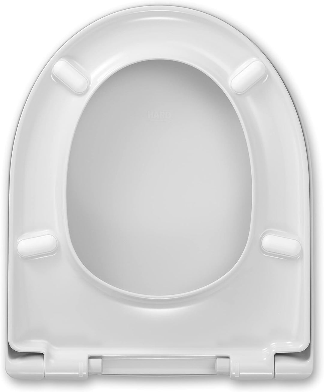 Haro Move SoftClose WC-Sitz 528644, weiss, Scharnier Klappdübel C0102G; passend zu Keramag 4U/iCon