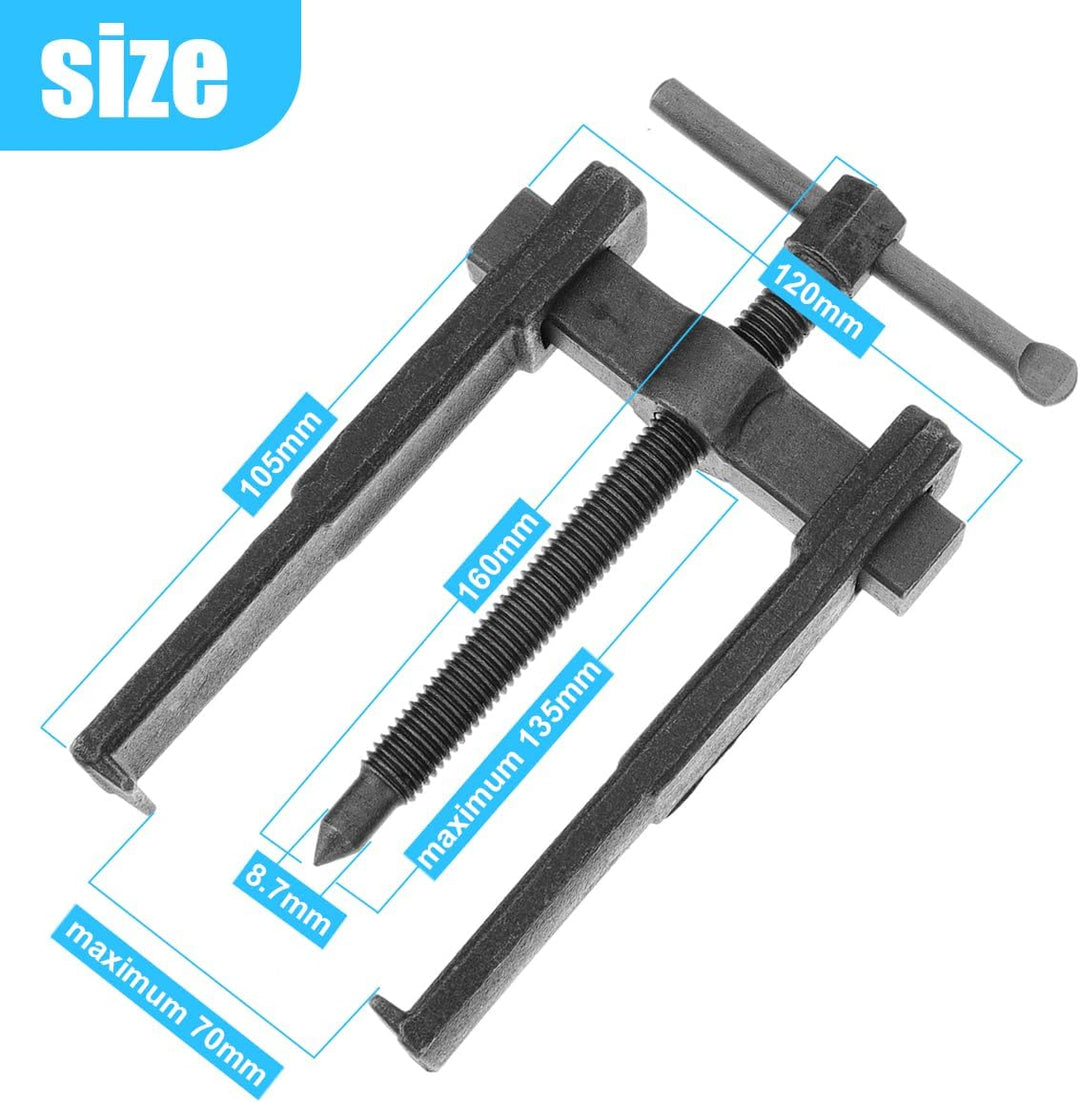 JNNJ Zwei Backen Zahnradlager Abzieher, 2 Jaw Twin Legs Stable Bearing Gear Puller Remover, Mechanis