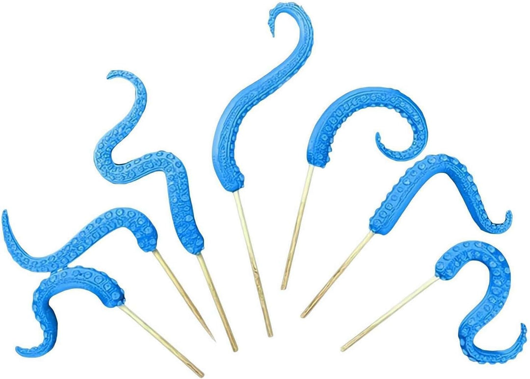 XDGJTBFMY Octopus Tentakel Stakes Tentakeln Lustige Halloween T0X0 Ornamente Anlage Blau, Blau