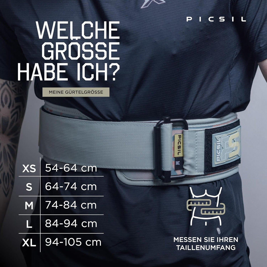 PICSIL - Lendenwirbelgurt Lockpro aus Neopren, Flexibler Support für Cross Training, Functional & Po