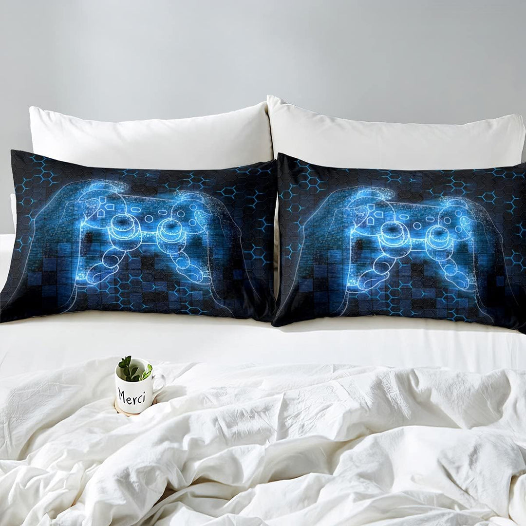 Homemissing Gamer Bettbezug für Kinder, Gaming, Video, Game, Bettwäsche, 200 x 200 cm, Spielekonsole
