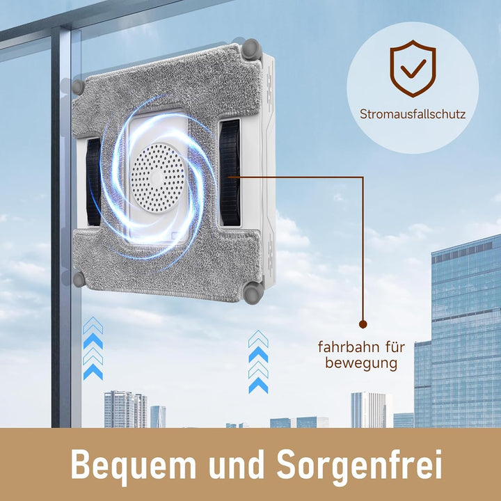 6 Stück Reinigungspad Ersatzteile für iDEEBO G500 Fensterputzroboter, Weiches, hochdichtes Fasermate