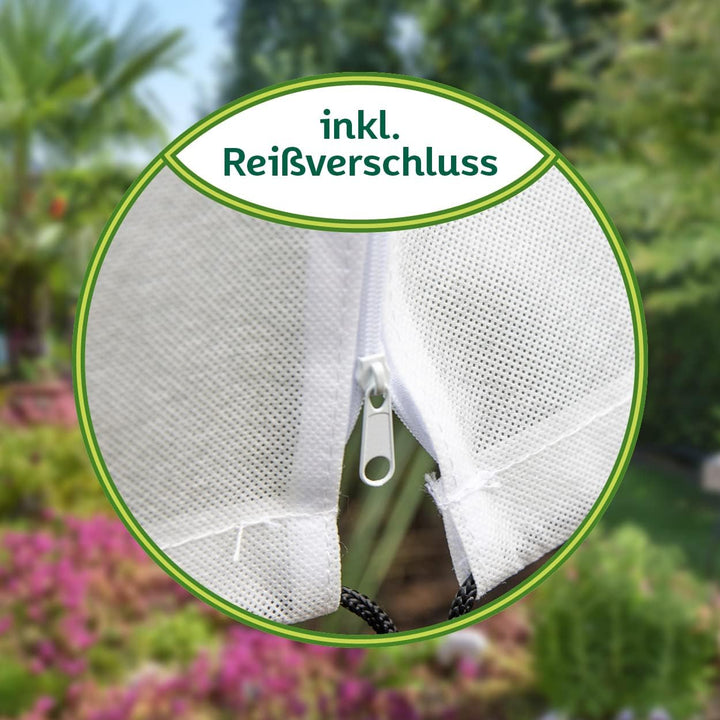 TTL Garden 200 x 240 cm Winterschutz Haube für Pflanzen 80g/m² weiss - Premium Vlies Schutzhülle mit
