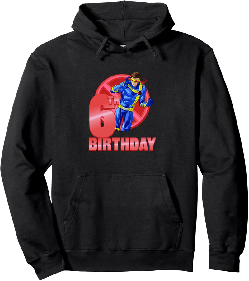 Marvel X-Men Cyclops 6th Birthday Badge Pullover Hoodie